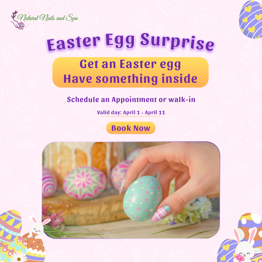 Current promotion at Natural Nails And Spa